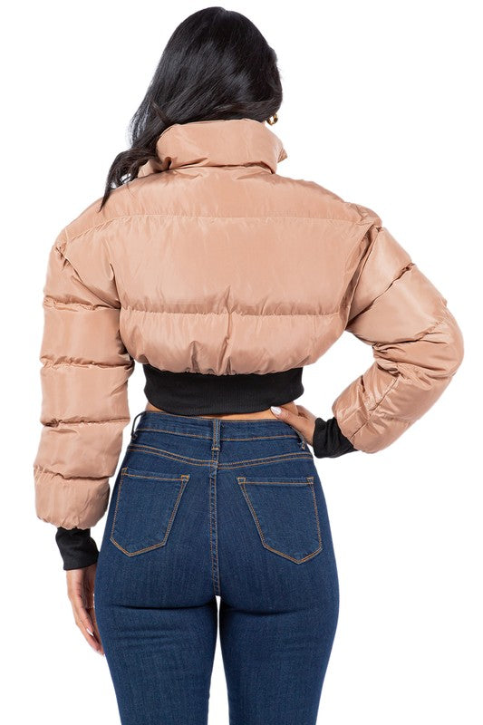 WOMEN FASHION PUFFER JACKET OUTERWEAR