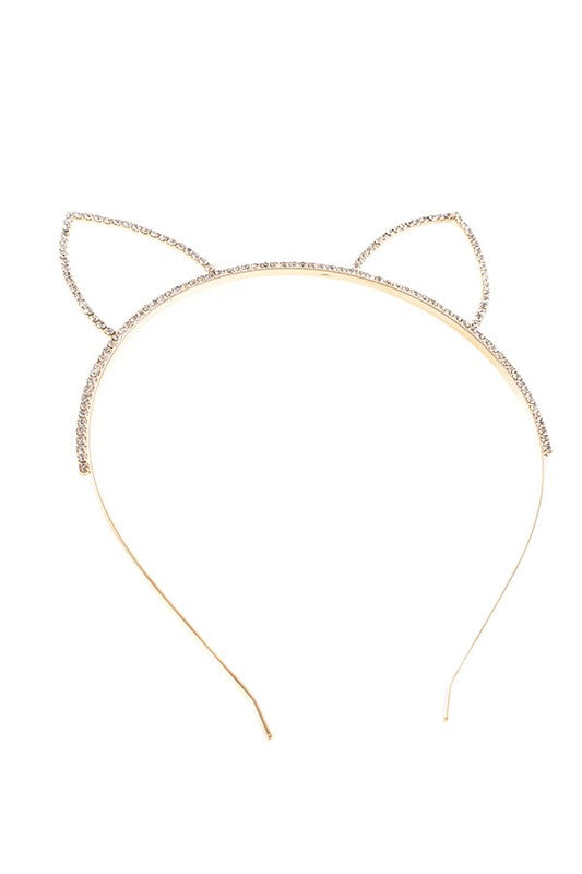 RHINESTONE CAT EARS