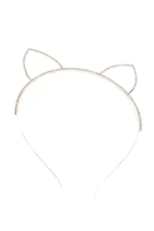 RHINESTONE CAT EARS